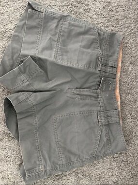 Maurices Peach Floral Waistband Shorts